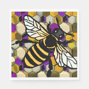 Beautiful Bee Napkin