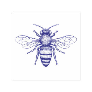 Beautiful Bee Scrapbooking Self-inking Stamp