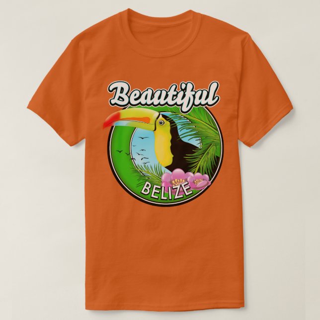 Beautiful Belise retro toucan T-Shirt (Design Front)