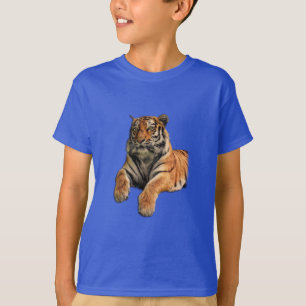 Beautiful Bengal Tiger Face & Paws Photo T-Shirt