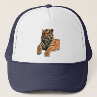 Beautiful Bengal Tiger Face & Paws Photo Trucker Hat