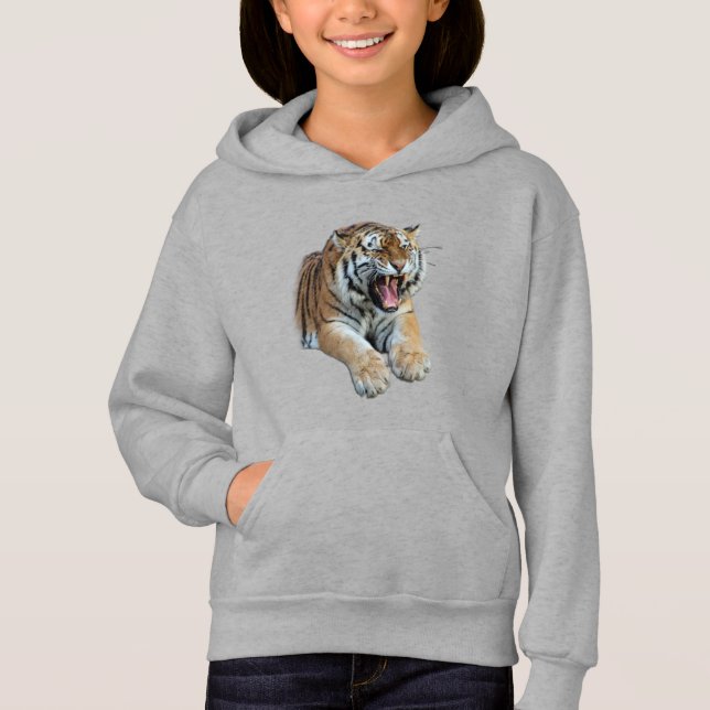 Beautiful Bengal Tiger Face & Teeth Photo (Front)