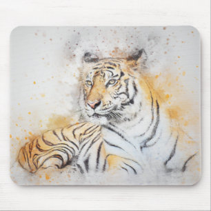 Beautiful Bengal Tiger Painting Mouse Pad