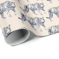 Beautiful Bengal White Tiger Cream Pattern