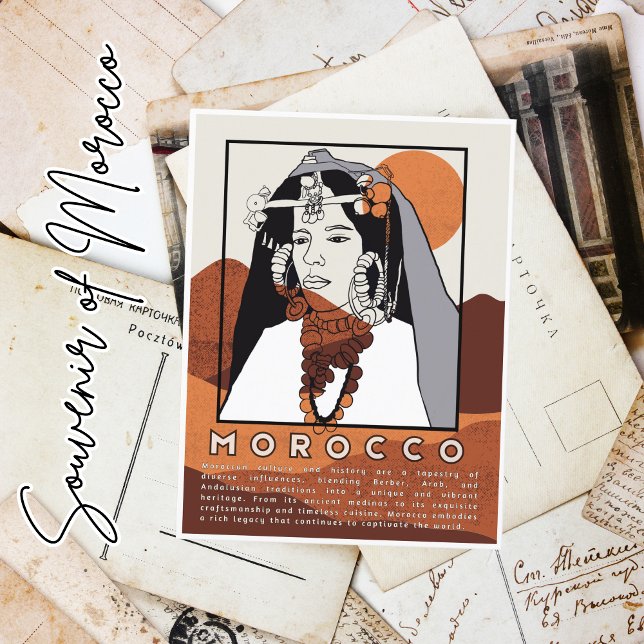 Beautiful Berber Woman of Marrakech Morocco Postcard (Creator Uploaded)