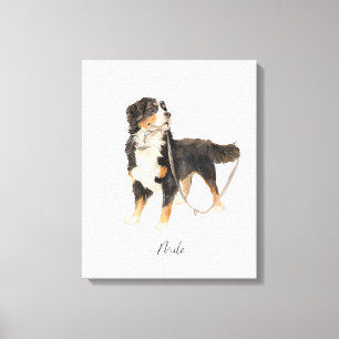 Beautiful Bernese Mountain Dog named Milo Canvas Print
