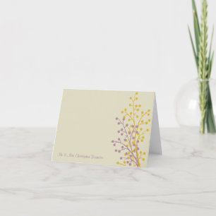Beautiful Berries Thank You Cards