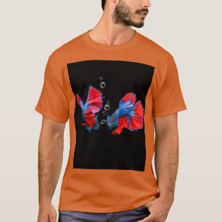 Beautiful Betta Fish With Bubbles T-Shirt