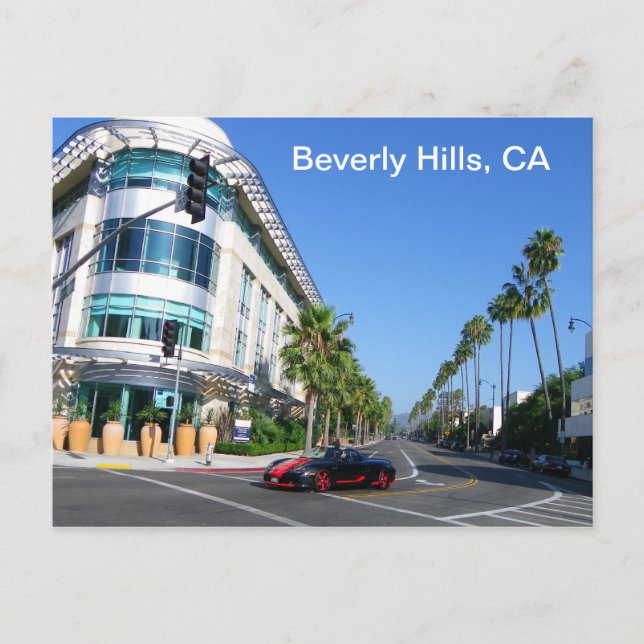 Beautiful Beverly Hills Postcard! Postcard (Front)
