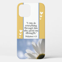 Beautiful Bible Verse Daisy Photo Template Custom