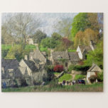 Beautiful Bibury, Cotswolds, UK Jigsaw Puzzle<br><div class="desc">Bibury is considered one of the most photographed villages in the UK. Thought it may seem far away today but it will be your own to enjoy when completed. Bibury was once described by William Morris (1834-96) as “the most beautiful village in England”. A picture of Bibury is seen on...</div>
