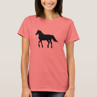 Beautiful Big Black Horse T-Shirt