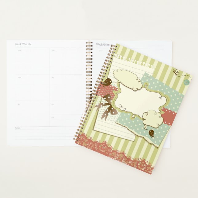 Beautiful bird planner (Display)