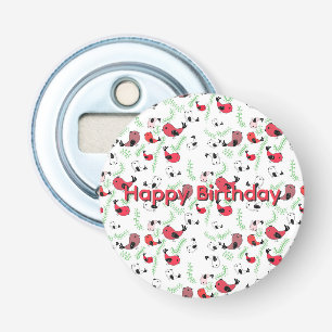 Beautiful bird themed gift, patterned bottle opener