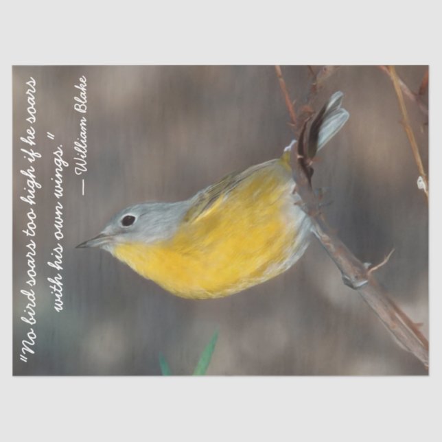 Beautiful Bird Tissue Paper (Front)