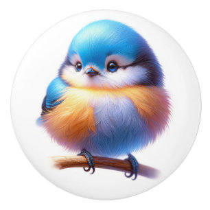 Beautiful Birds Ceramic Knob