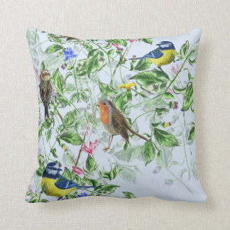 beautiful birds cushion