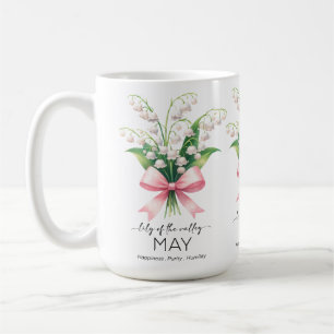 Beautiful Birth Month Flower/Lily Of The Valley Coffee Mug