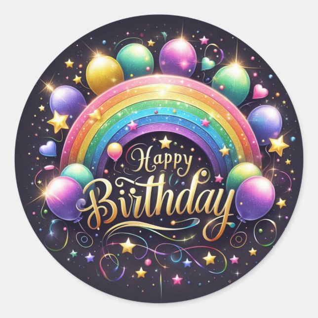 Beautiful Birthday stickers (Front)