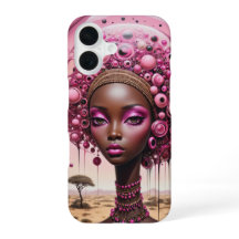 Beautiful black and purple surreal girl cover
