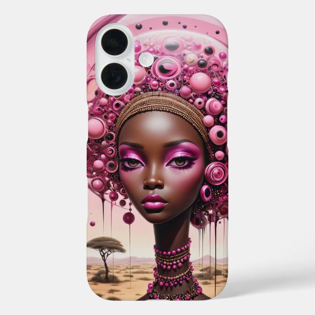 Beautiful black and purple surreal girl cover (Back)