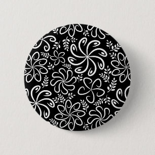 Beautiful black and white  Button