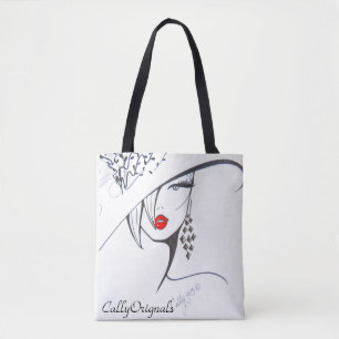Beautiful Black and white Fashion Tote Bag