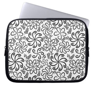 Beautiful black and white  Laptop Sleeve