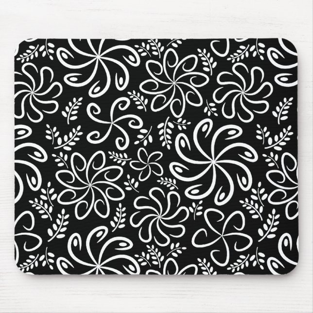 Beautiful black and white mousepad (Front)