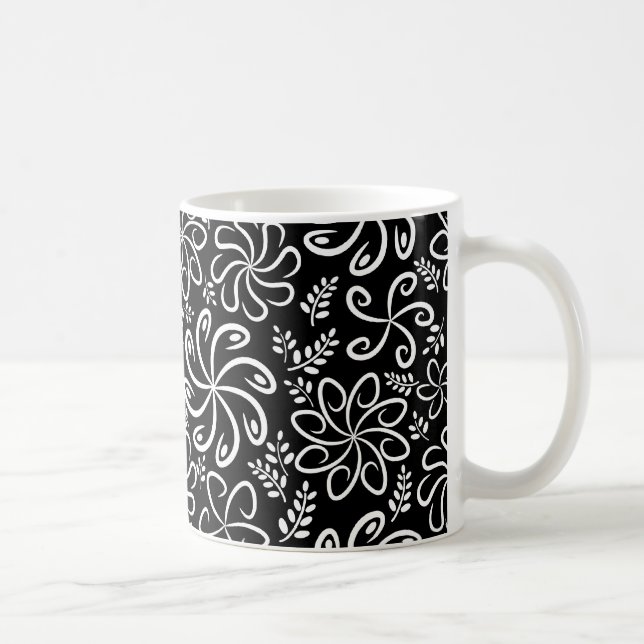Beautiful black and white Mug (Right)