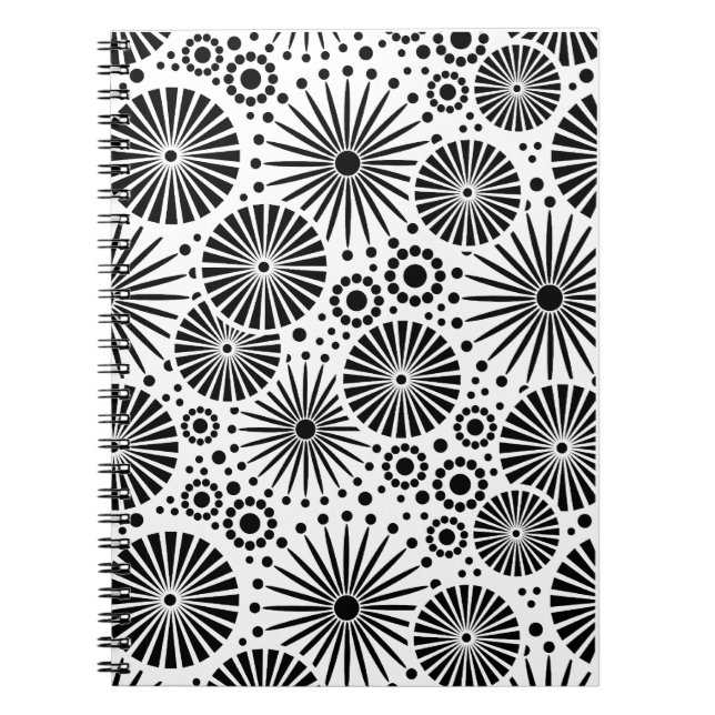Beautiful black and white Notebook (Front)
