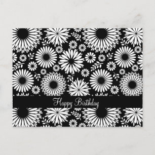 Beautiful black and white Postcard