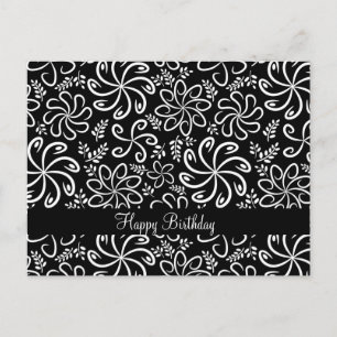 Beautiful black and white Postcard