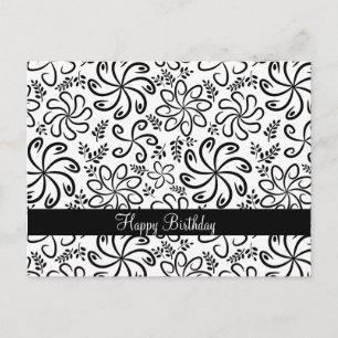 Beautiful black and white Postcard