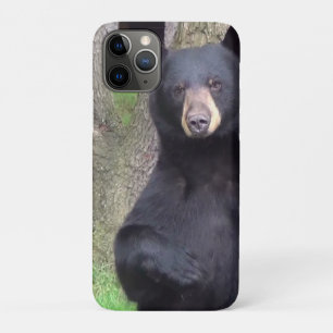 Beautiful Black Bear Enjoying Snack Case-Mate iPhone Case