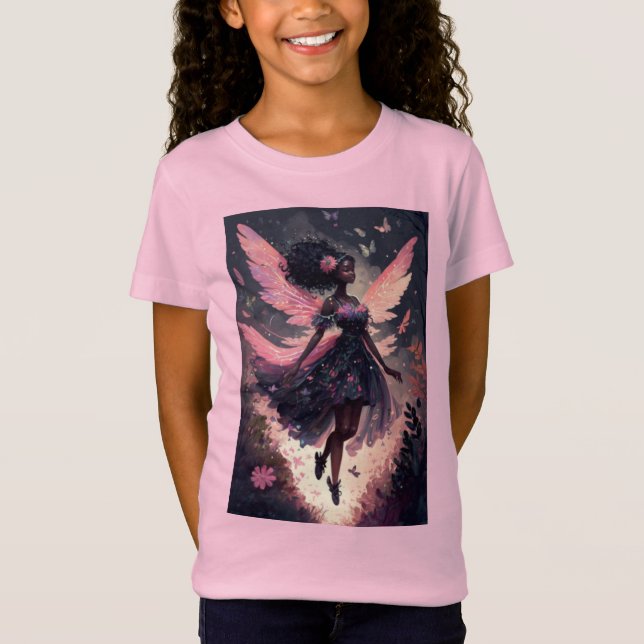 Beautiful Black Fairy T-Shirt (Front)