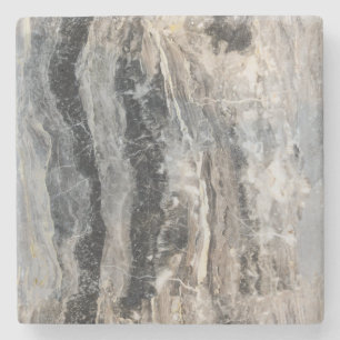 Beautiful Black & Grey Coloured Stone Coaster