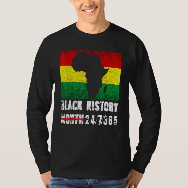 Beautiful Black History Month 247365 We Are All Hu T-Shirt (Front)