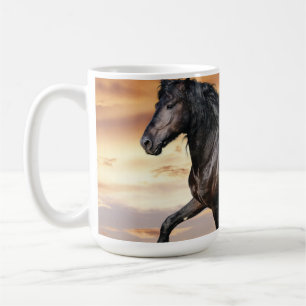Beautiful Black Horse Coffee Mug