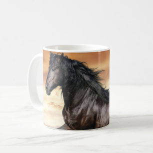 Beautiful Black Horse Coffee Mug