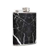 Beautiful black marble hip flask (Right)