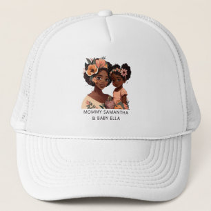 Beautiful Black Mum and Daughter (13) Trucker Hat