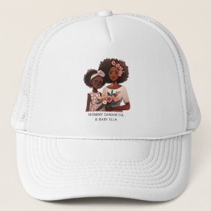 Beautiful Black Mum and Daughter (17) Trucker Hat