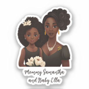 Beautiful Black Mum and Daughter (23)