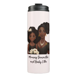 Beautiful Black Mum and Daughter (23) Thermal Tumbler