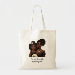 Beautiful Black Mum and Daughter (23) Tote Bag