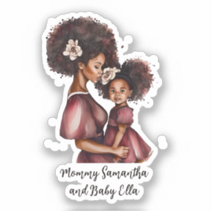 Beautiful Black Mum and Daughter (27)