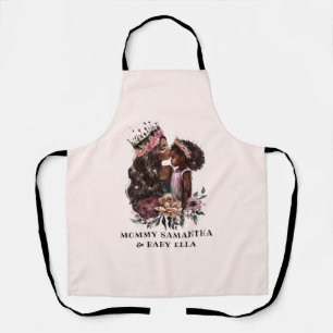 Beautiful Black Mum and Daughter (3) Apron