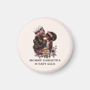 Beautiful Black Mum and Daughter (3) Magnet