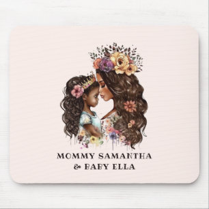 Beautiful Black Mum and Daughter (4) Mouse Pad